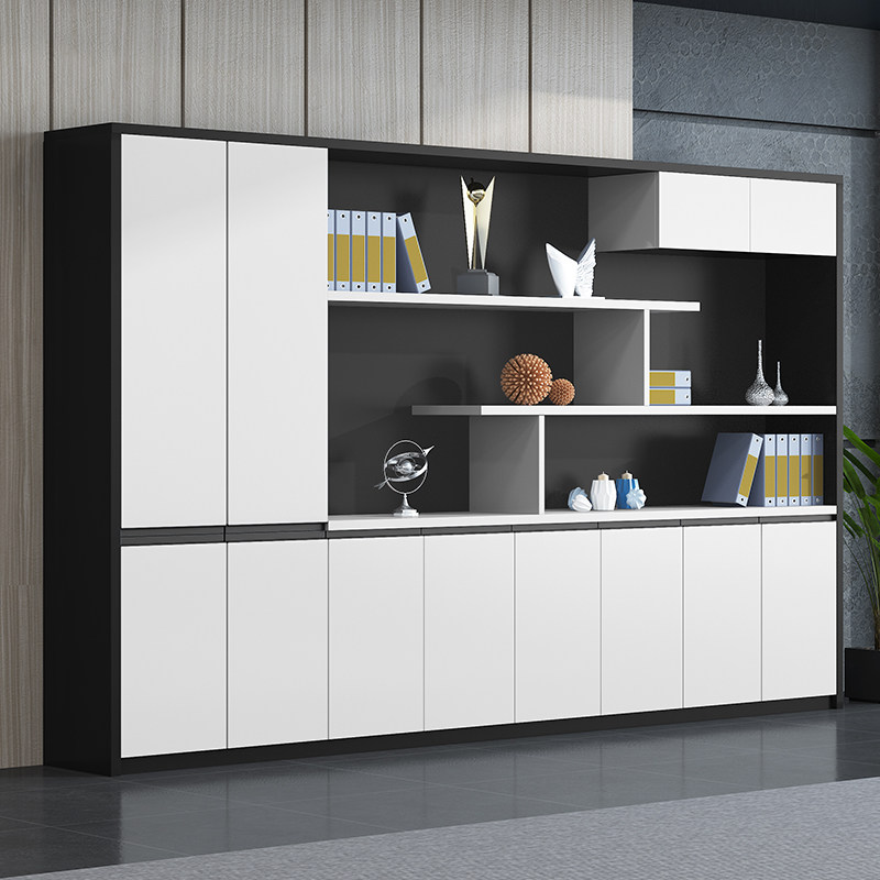 老板办公室书柜 办公家具文件柜 木质高柜简约现代资料柜背景柜子,淘宝优惠券,粉丝福利购,淘宝优惠卷