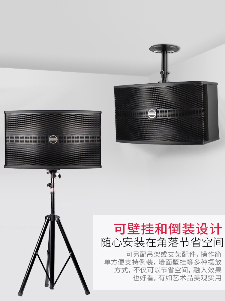 Modern HY-110E home ktv audio set complete home professional karaoke speaker amplifier audio set