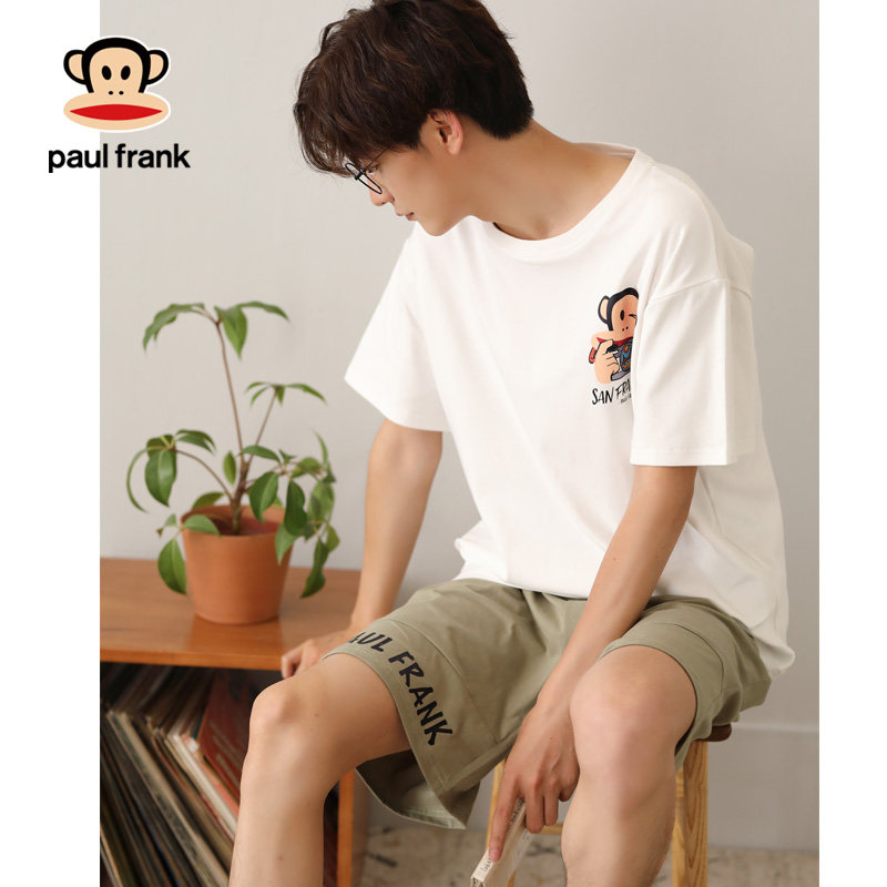 大嘴猴情侣夏纯棉网红可爱学生睡衣 希芙诗睡衣/家居服套装