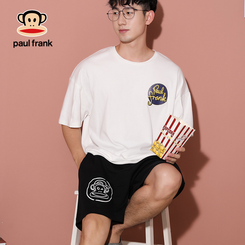 大嘴猴夏季纯棉卡通短袖短裤睡衣 希芙诗睡衣/家居服套装