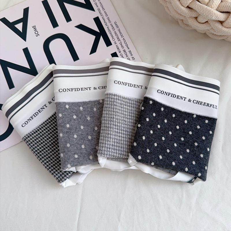 高雅灰调~法式春夏纯棉7A抑菌磨毛高腰女士内裤包臀小香风大码MM,淘宝优惠券,粉丝福利购,淘宝优惠卷