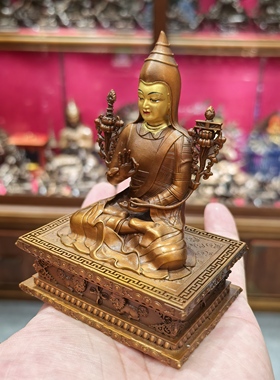 麦彭仁波切/麦朋仁波切/10cm红铜佛像梵天藏传佛堂摆件