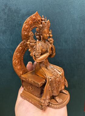 弥勒佛/弥勒菩萨/强巴佛/强巴/15公分红铜佛像梵天佛堂供奉摆件