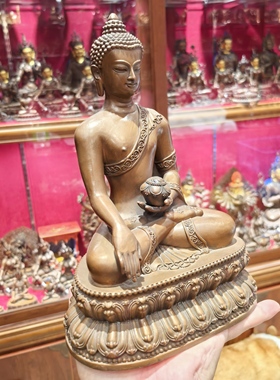 释迦牟尼佛/释迦佛/佛陀像/悉达多/三宝/23cm红铜佛像梵天藏传