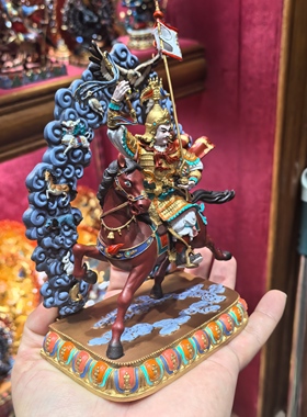 格萨尔王/威力/格萨尔/15cm彩绘佛像梵天藏传佛堂供奉佛具摆件