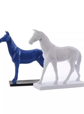 汉白玉动物样板房陈设软装饰品