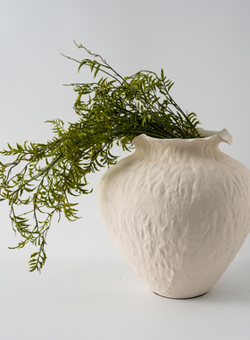 复古新中式侘寂风陶瓷罐子大花瓶