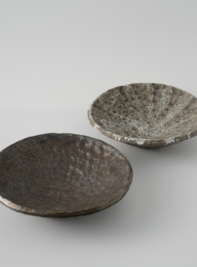 创意陶瓷钉珠碗形果盘摆件饰品