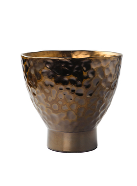 复古风金属釉陶瓷样板房间花瓶