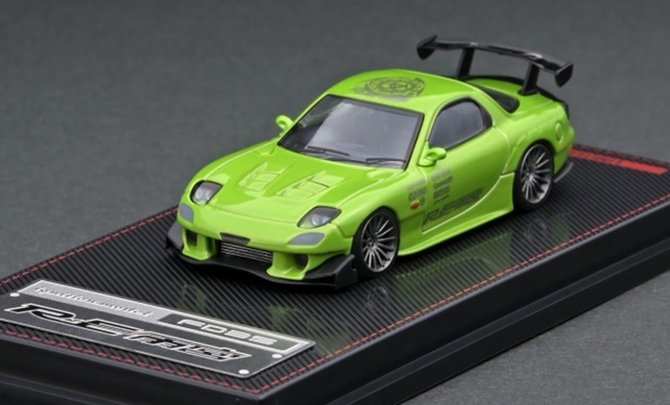 IG 1:64马自达Mazda RX7 FD3S RE Amemiya雨宫合金汽车模型现货-图2