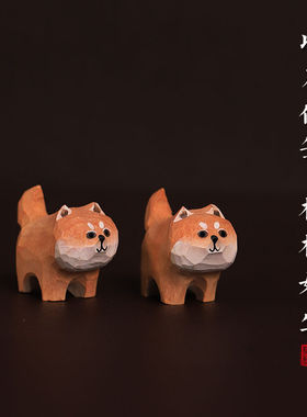 柴犬小猫汽车挂件车内饰品情侣车
