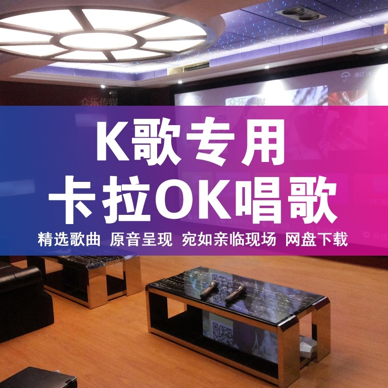 K歌带消人声卡拉OK经典老歌流行新歌视频KTV伴奏MV点歌机专用mkv - 图0