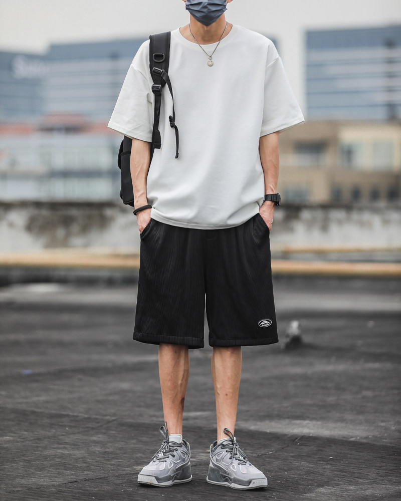 300g重磅夏季纯色T恤男短袖宽松上衣服纯棉半袖体恤白色打底衫潮,淘宝优惠券,粉丝福利购,淘宝优惠卷