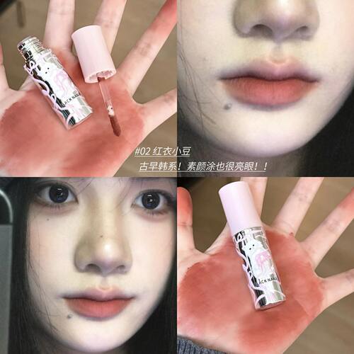 miu淡颜冲~猫咪软绵柔雾唇霜丝绒奶糕唇泥不掉色不沾杯哑光口红LI - 图3