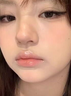 桃红柳绿!晶冻水光口红赤兔美玉镜面水光滋润持久持色伪素颜口红
