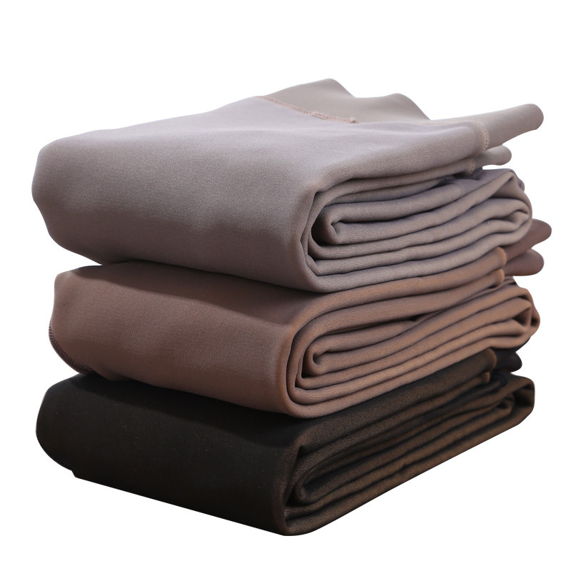 秋冬网红空姐灰外穿透肤一体假透肉 欣兰朵打底裤