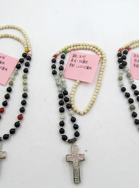 毛衣链水晶玉石串珠首饰