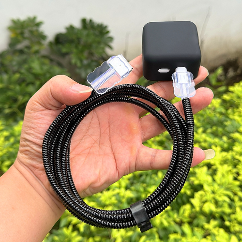 苹果MacBook Air pro 35W充电器壳电源M3 M2数据线保护套M4缠绕绳 - 图3
