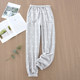 Thickened autumn and winter warm large size coral fleece home pants