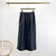SELF retro Hong Kong style lace-up high-waisted mid-length skirt 2025 autumn new slim thin material workwear skirt 9618