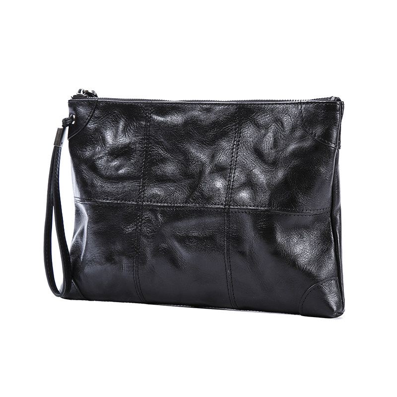 真皮手拿包2022春夏新款休闲男包 wmnuo男士包袋