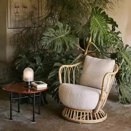 GUBI Grace Lounge Chair休闲沙发躺椅室外庭院家用椅子洽谈椅 - 图0