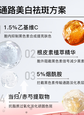 迪凯瑞雪肌美白次抛淡斑提亮保湿