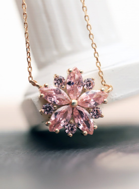 纯银镀金小众设计感饰品锁骨链