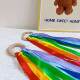 Montessori Early Education Sensory Rainbow Ribbon Bracelet Beech