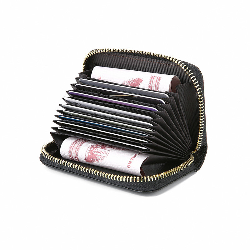 稻草人女短款薄2020新款真皮钱夹 mexican稻草人海鲸卡包