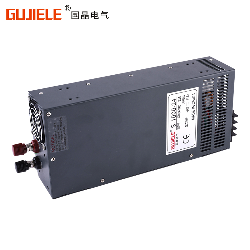 国晶S-1000LED开关电源AC220V转DC12V24V36V48V变压器1000W开关 - 图1