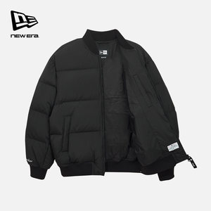 New Era纽亦华冬季重磅新款MLB梭织棒球服面包羽绒服情侣保暖外套