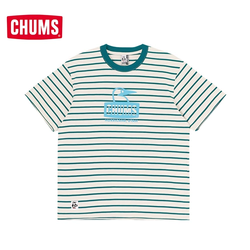 CHUMS Летняя футболка с коротким рукавом для влюбленных