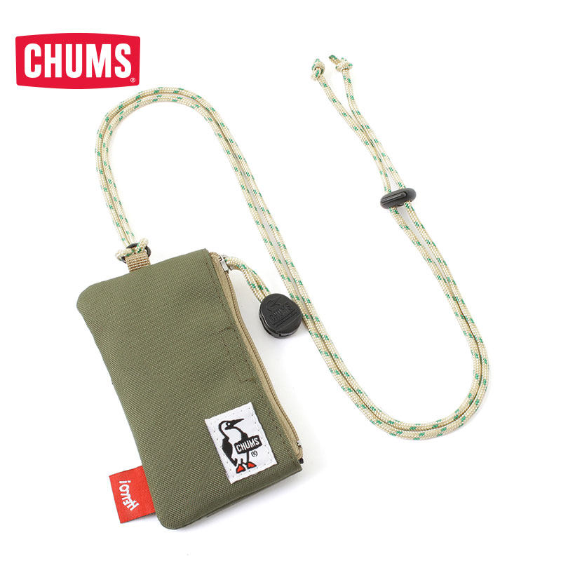 chums洽洽鸟潮流户外挂脖零钱包 chums运动户外钱包