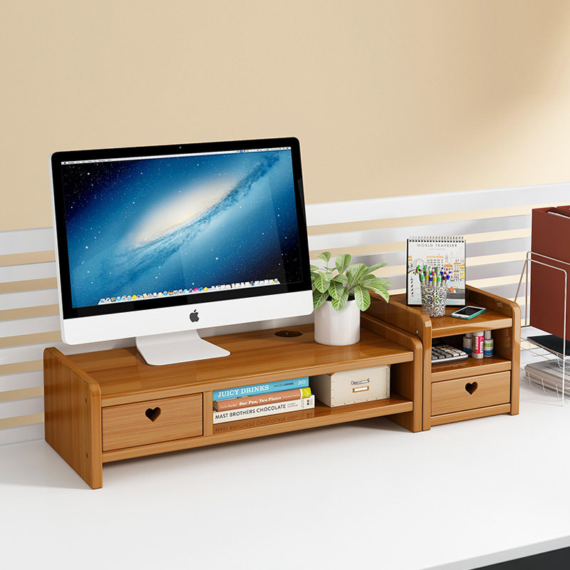 Desktop computer elevated stand