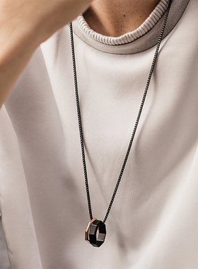 意大利Klasse八角吊坠项链饰品