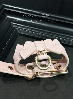 手链 PuppyJoy独家「小领结妙脆角」小猫牛皮手链手环高级手工定