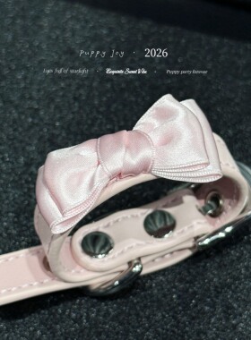 手链 PuppyJoy独家「小公主」粉色牛皮手环高级手工定制