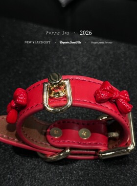 PuppyJoy独家「红色禁忌」牛皮手环手铐高级手工定制