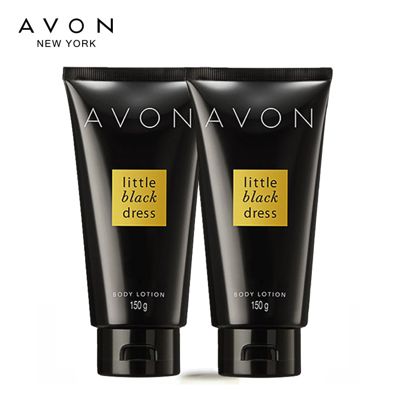 雅芳小黑裙150ml两支装保湿香体乳 avon雅芳晨曦身体乳/霜