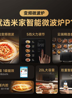 小米智能微波炉P1变频家用20L