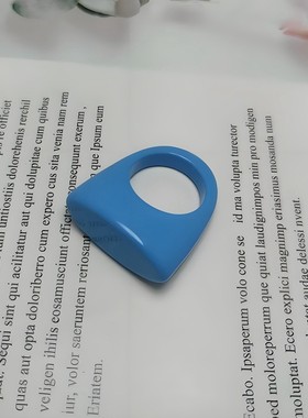 欧美小众百搭醋酸亚克力戒指