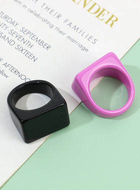 复古港风戒指女小众设计感