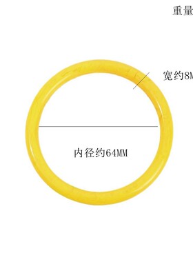 简约彩色树脂圆环手镯防水不掉色