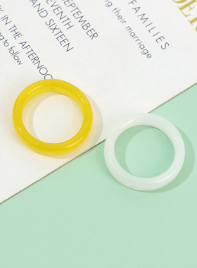 2025新款小众设计感戒指女素圈