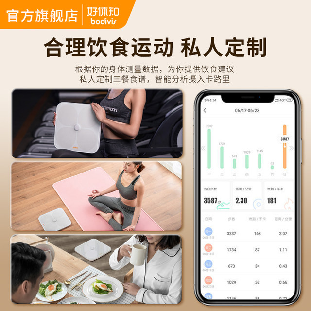 Tsinghua Tongfang body fat scales, good body liposuction, body fat metering fat BMI weight scale electron scale body fat measurement instrument intelligent precision household constitution is called health major