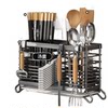 Kitchen chopstick tube household drain transparent storage rack