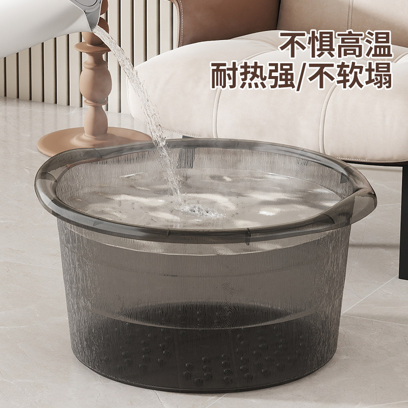 泡脚桶家用洗脚盆女士养生专用儿童保温中医小型省水木桶2025新款 - 图1
