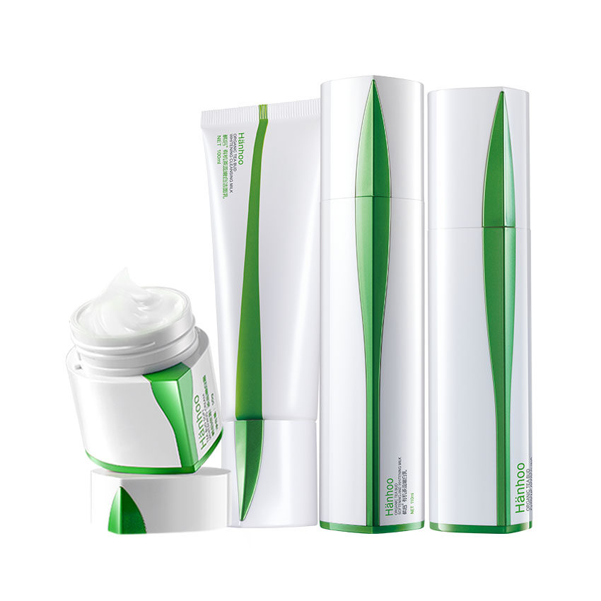 韩后茶蕊嫩白套装美白保湿水女乳霜 韩后水之恋面部护理套装