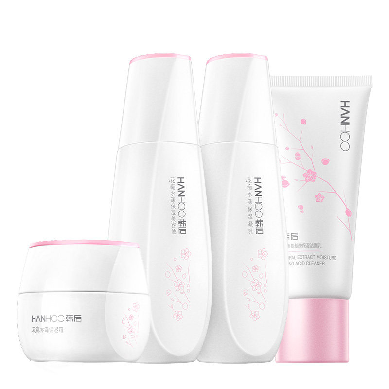 韩后花痴水漾补水保湿水乳全套官网 韩后水之恋面部护理套装